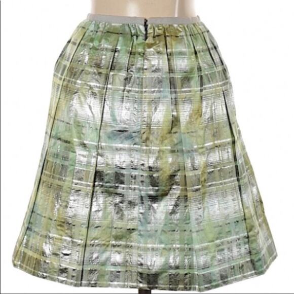 J Crew collection metallic swing skirt - Picture 3 of 7